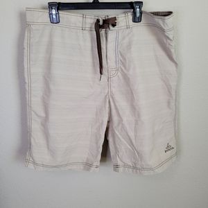 Prana mens swim trunks; new without tags attached tan size 38